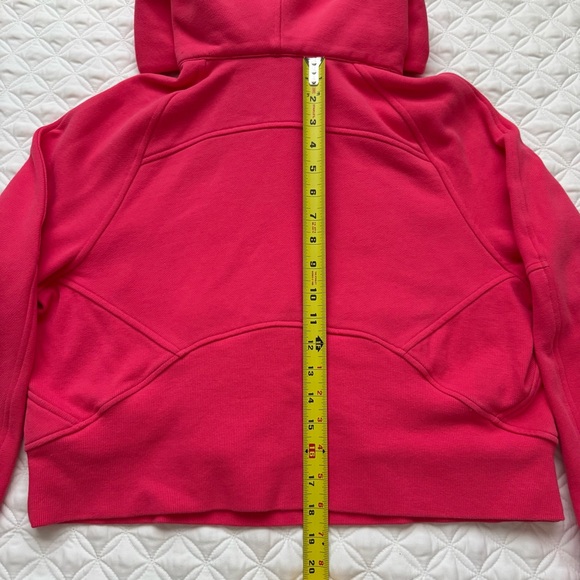lululemon athletica Scuba Oversized Half Zip Hoodie Sweatshirt Lip Gloss Sz XS/S - Picture 13 of 15